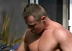 Robert Van Damme and Tyler Saint In A Black Car