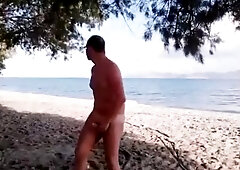 German male nude at the beach 5