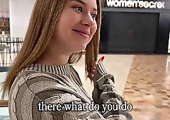 The First Meeting in the Cinema Led to Sex with a Blonde with a Big Ass and Inside