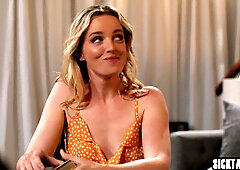 Exciting big jugs teenager won a lesbian sex