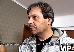 Woman doesnt feel shy to be penetrated in front of husband