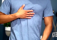 Zac - Asian Hunk Masturbates Solo By The Pool - Sean Cody