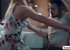 Stepson Analed Trans Stepmom On The Couch