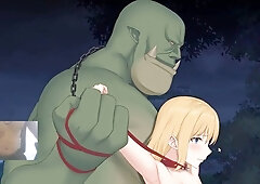 Anime, intense orgasm