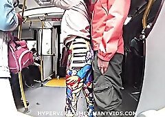 Large butt with leggings this babe lets me shove her knob on the metrobus, this babe made me so hard that this babe put it in!