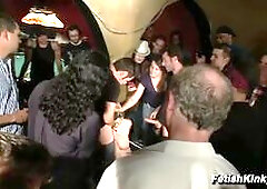 Clayra Beau Public Disgrace Gangbang