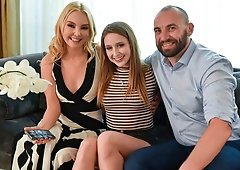 Playful hotties Laney Grey and Aaliyah Love are getting screwed