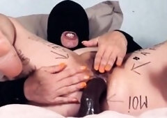 Tina writing on my body Bitch a ebony out of fuck-rubber doxy slut offered