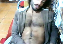 huge pink cigar on web cam - 9