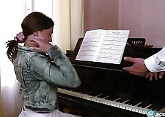 ''I was nervous at 1st coz I hadn't practiced the piano like I told I'd, and the instructor knew it. I've been likewise busy 