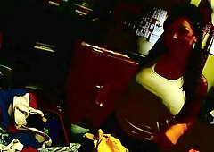 Slutty dark haired chola is eager for some hard fucking