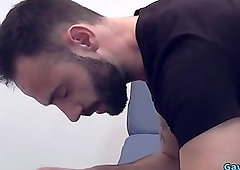 Muscle wolf anal sex and facial