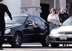 Large tit redhead mother i'd like to fuck gets anal and double penetration