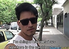 Pov sucking latino straight gets jizzed