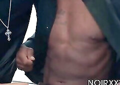 Black stepbro studs Trent King and Zario Travezz fuck hard