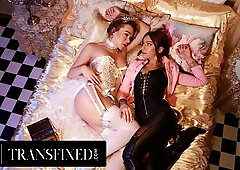 Fairytale Queens April Olsen And Trans Emma Rose Have Intense Strapon Anal Fuck Session