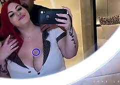 Red Ivy - BBW Loves BBC Interracial POV Sextape