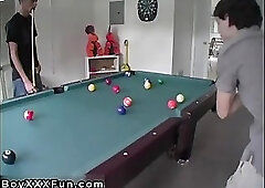 Horny Buds play a game of 'Strip Pool' then Fuck!