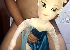 Sensual shower play with Elsa from Frozen as I ravish her passionately