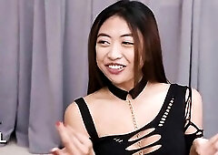 Breasty Oriental Hottie Kit Kate Intensive Interracial Anal Bang With Biggest White Dick