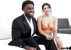 Tall Boy Damson Jenkins Gets His Chubby Schlong Sucked By Alice Thunder!