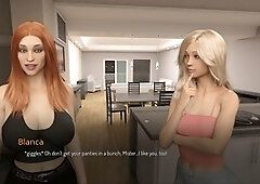 Let's dive into a porn game featuring big boobs and booty action