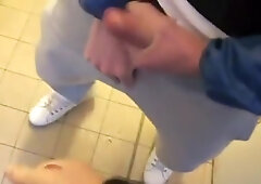 On The Spot Amazing Spy In Restroom