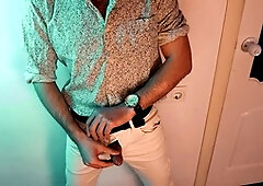 Naughty Noel Dero indulges in a private self-pleasure session in his locked room - Sensual ASMR for your pleasure