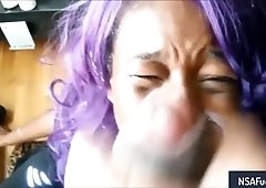 Balls Draining Cumshot Compilation 5