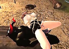 This guy touches the bottom of my butt with his large weenie