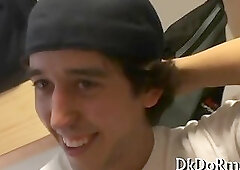 Twinks have sex on the bed