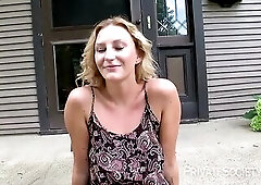Everyone thinks this beauty is a professional pornstar already but, rest confident, this is her VERY 1ST adult clip. Just a hawt local angel from Des 
