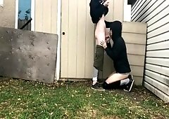 Naughty rendezvous in the Garden