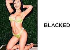 Good white babe with big ass Nicole Doshi fucks with a black dick