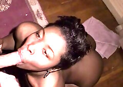 SuperHot Whore Kenya Jones sucks white weenie and gets drilled hard