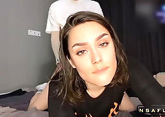 Steamy Student 18+ Gives Oral And Rides Penis