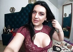 I’m wearing a thin t-shirt with no brassiere, and u can clearly watch my large breasts and hard teats pressing throughout the fabric as I move not f