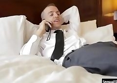 Busty Chanel Santini gets her tight ass fucked hard by Chads cock