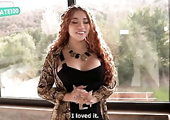 I meet glamorous Colombian beauty in the church in Bariloche Argentina and suggest her cash for banging