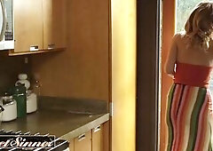 ENCHANTING SINNER - Breasty Wife Uses Her Curvy Body To Stop Her Spouse From Thinking About Her Ally