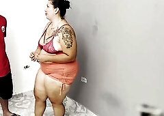 A very sexy gal drilled the owner of the abode as payment for the rent