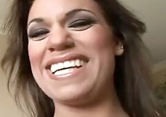 Giant boobs and a great desire for cock in the ass for Mia Bangg