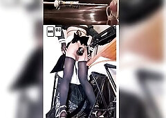 135 Double electric shock sissygasm