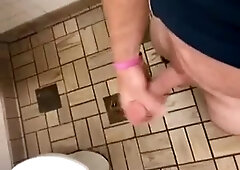 Immense popshot in douche! Work break!!