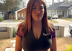 Big Boobed Delivery Slut Proves She Knows How To Handle Your Package (hardcore Blowjob And Anal)