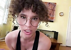 Most excellent allies STEPMOM has a Giant Booty Swallows Ramrod in Ripped Yoga Panties