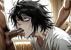 Death Note Yaoi - L Lawliet Pic Collection