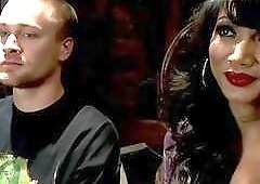 White guy ends up getting fucked by a horny shemale