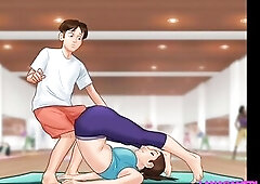 Summertime Saga #78 - Yoga mother I'd like to fuck Made Him So Slutty - after a lengthy day at college Anon was so cheerful that that guy screwed