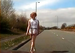 Tranny girl at truck stop